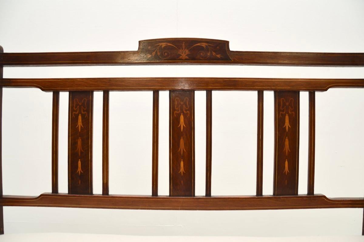 Antique Edwardian Settee 1