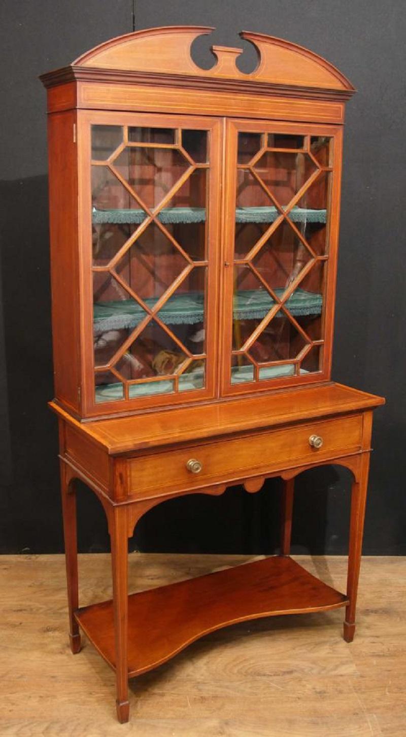 small antique china cabinet