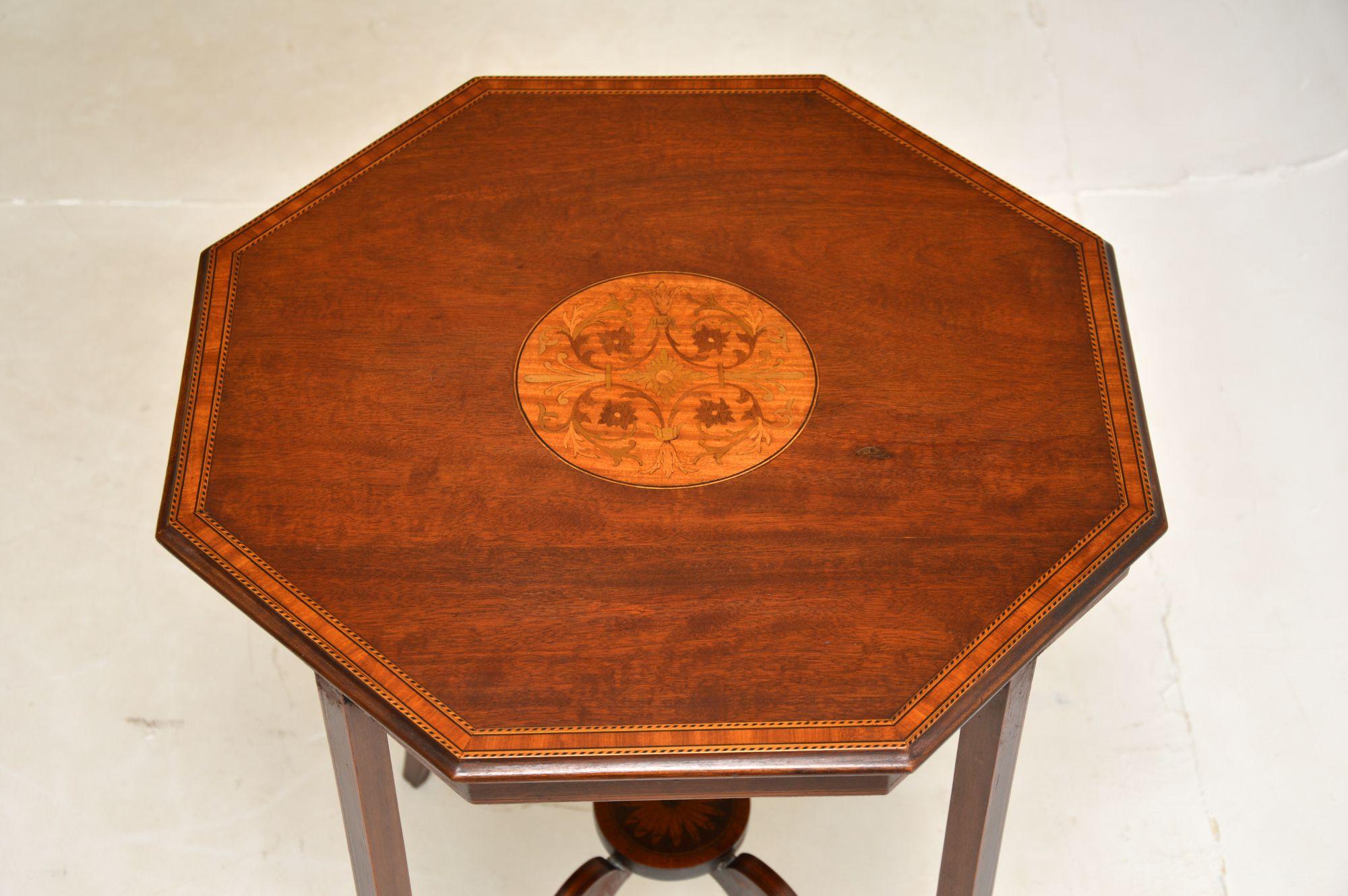 British Antique Edwardian Side Table For Sale
