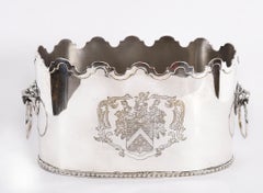Antique Edwardian Silver Plate Wine Cooler 20th Century