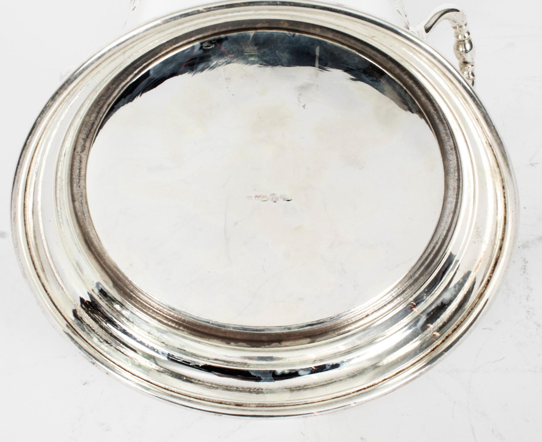 Antique Edwardian Silver Plated Bottle Holder Early 20th Century 4