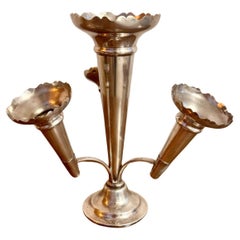 Antique Edwardian silver plated stunning table epergne