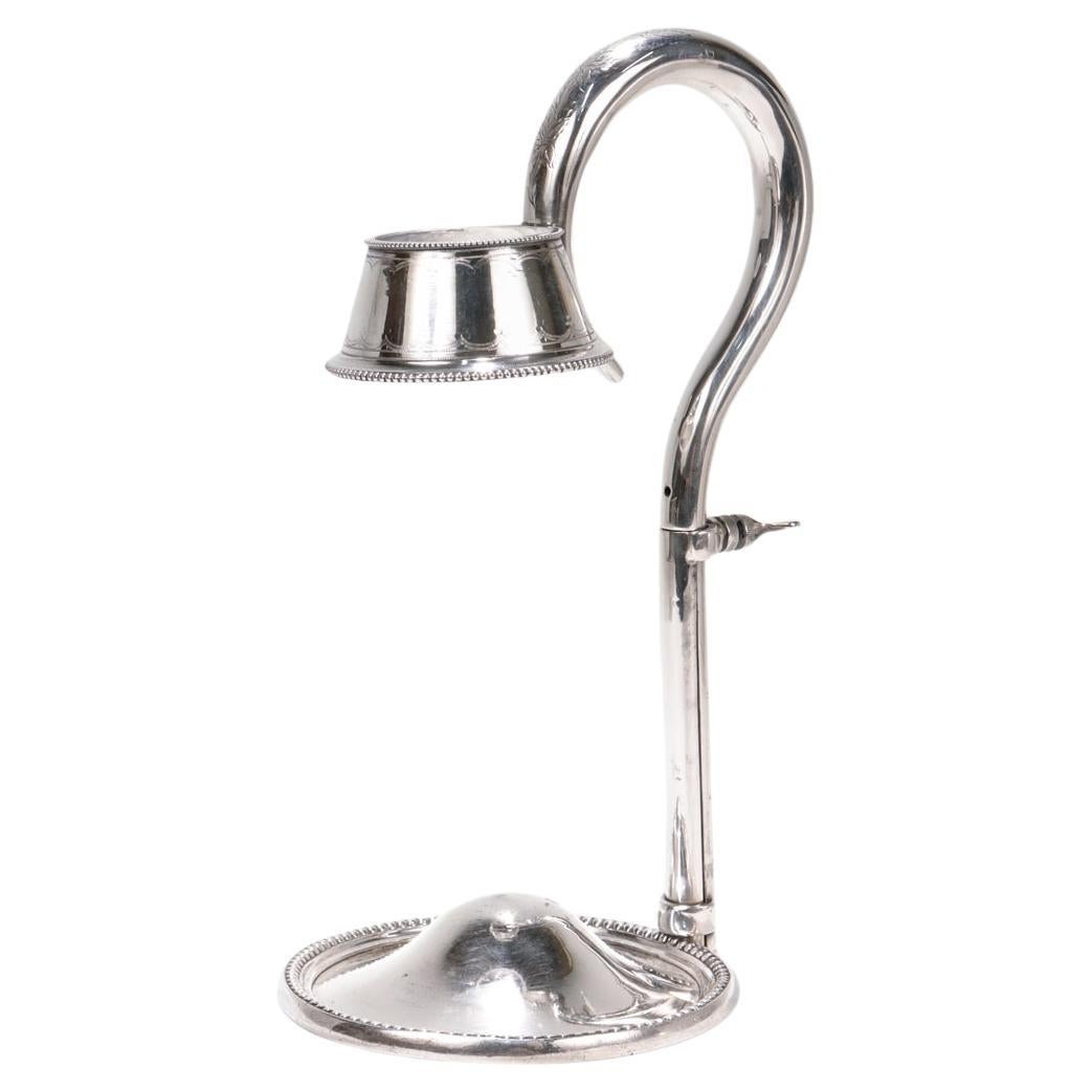 Antique Victorian Silver Wine Bottle Cradle Holder Pourer 1899