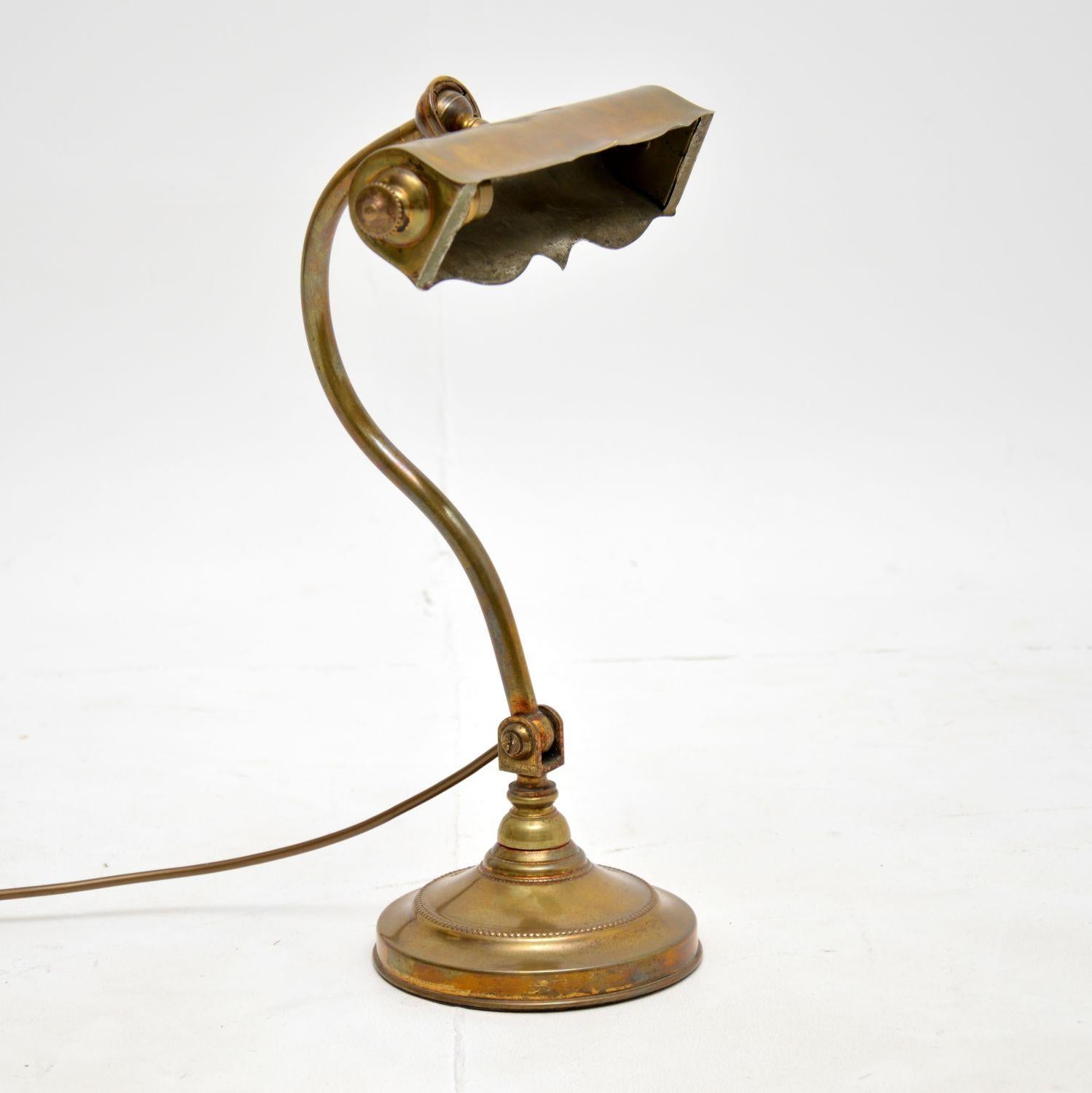solid brass table lamp