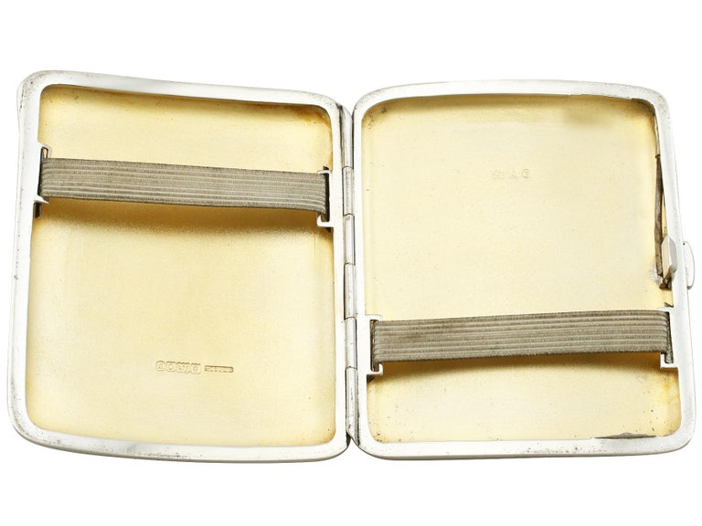 Antique EAM Cigarette Case Card Case Silver 1910 Edwardian – Power Of One  Designs