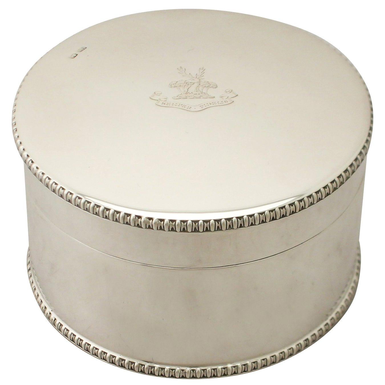 Sterling Silver Jewelry Box Antique Edwardian at 1stdibs