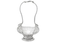 Antique Edwardian Sterling Silver Bon Bon Basket