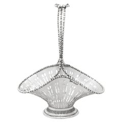 Antique Edwardian Sterling Silver Bon Bon Basket