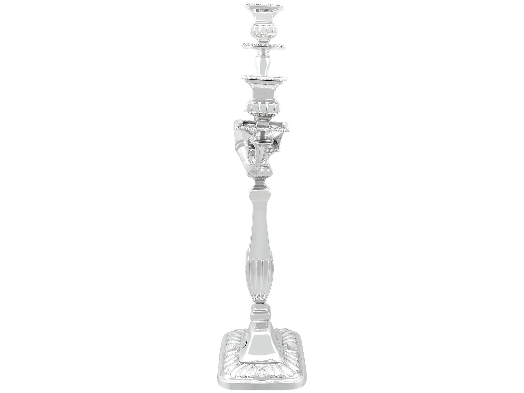 20th Century Antique Edwardian Sterling Silver Candelabra