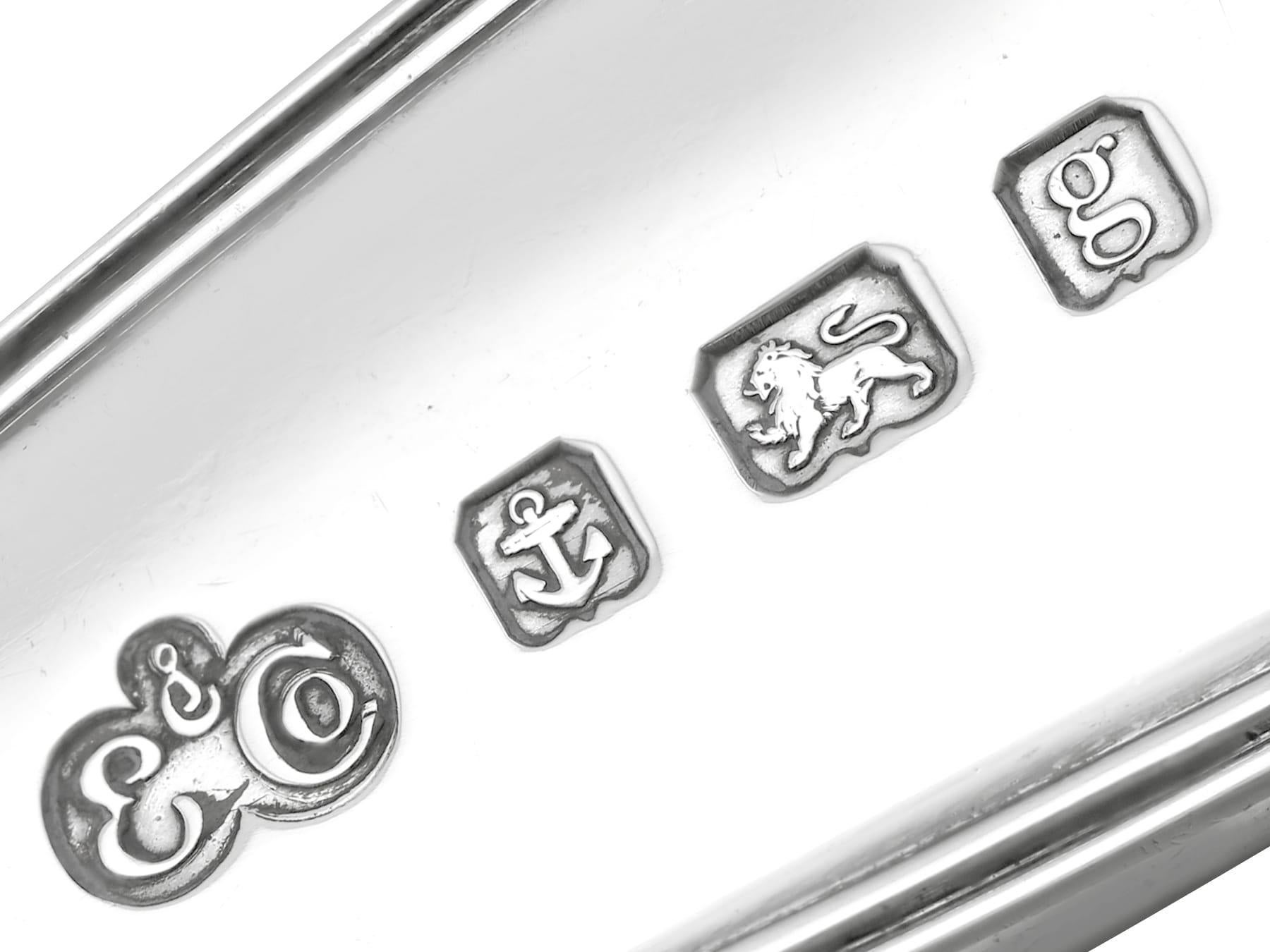 Antica mensa in argento sterling edoardiana di posate (1906) in vendita 4