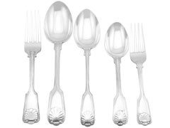 Edwardian Sterling Silver Flatware Set by Elkington