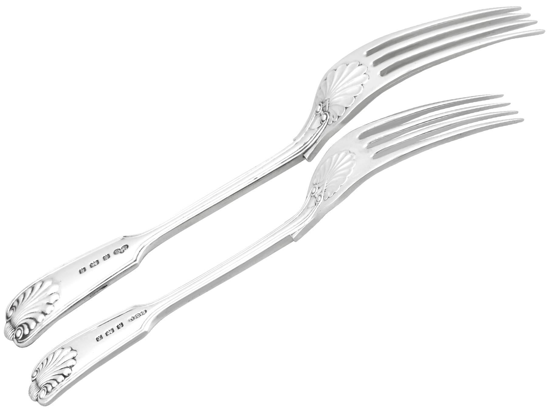 Antica mensa in argento sterling edoardiana di posate (1906) in vendita 2