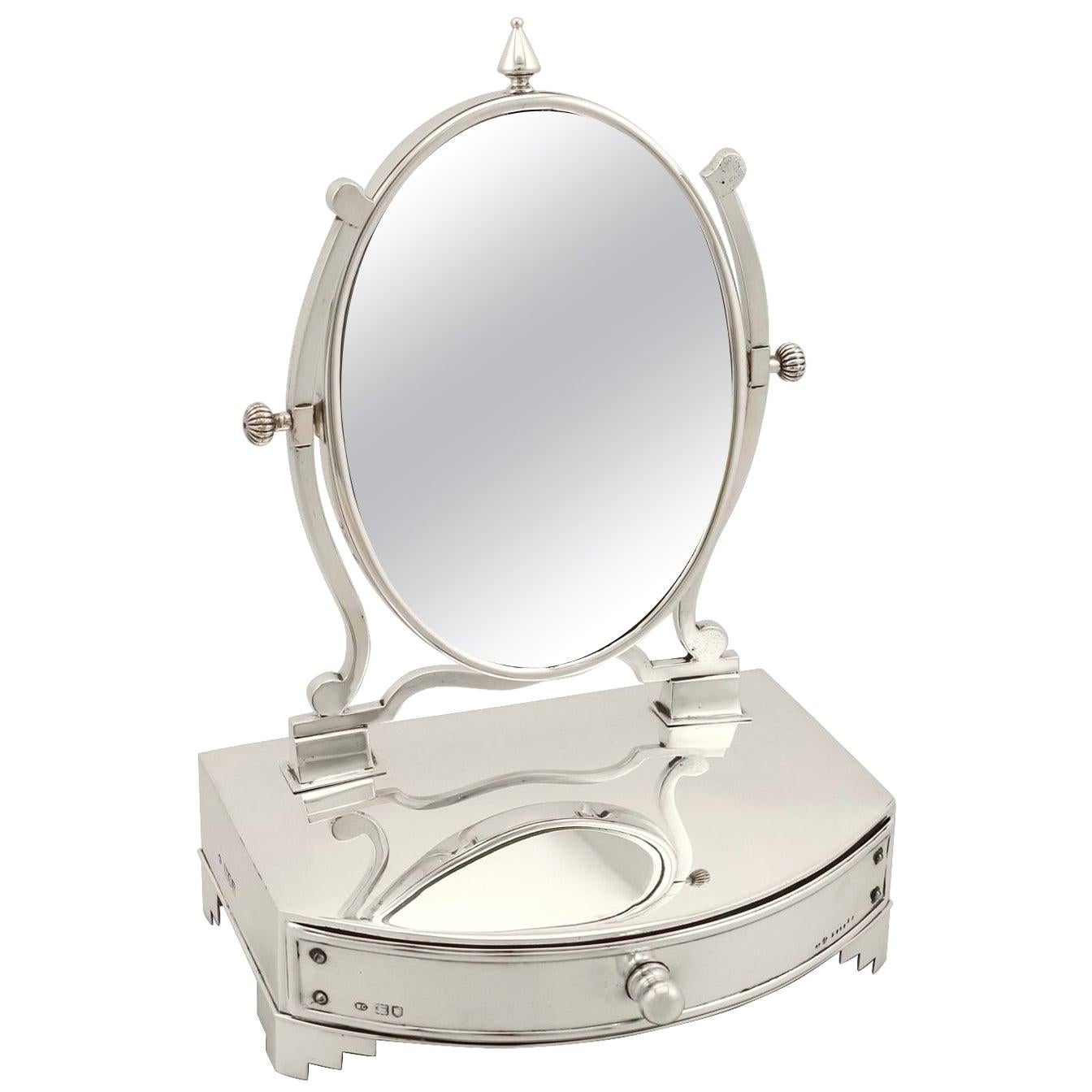 Antique Amboyna Silver Gilt Dressing Vanity Box For Sale at 1stDibs