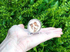 Antique Edwardian Sterling Silver Menu / Card Holders