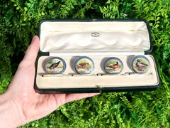 Antique Edwardian Sterling Silver Menu or Card Holders