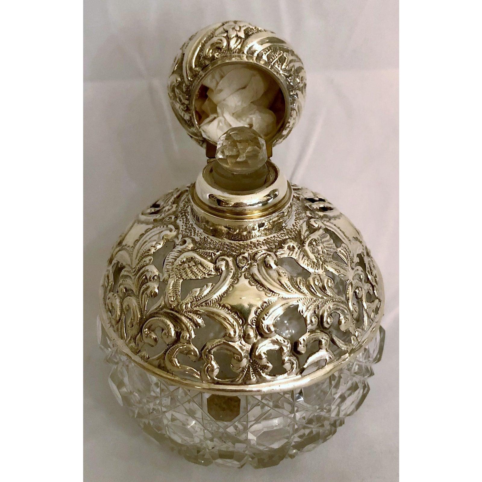 antique crystal perfume bottle