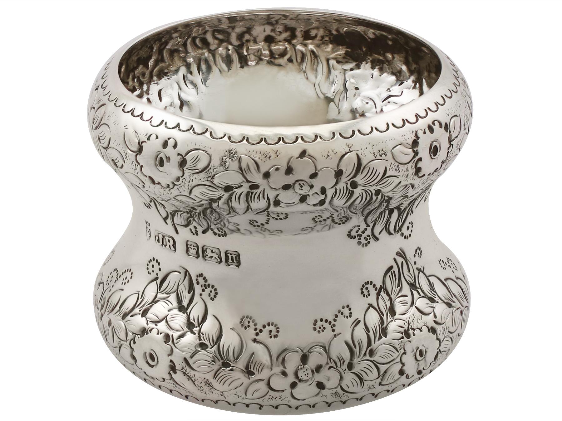 Antique Edwardian Sterling Silver Napkin Rings In Excellent Condition In Jesmond, Newcastle Upon Tyne