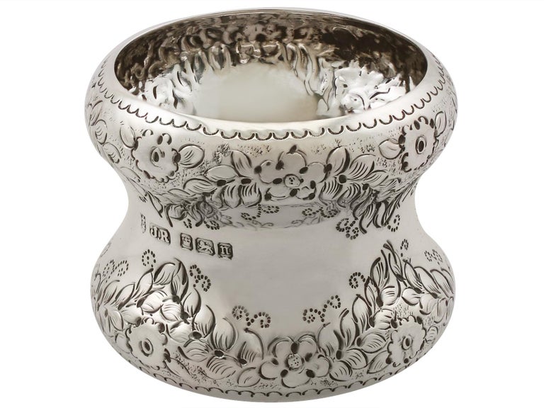 Antique Edwardian Sterling Silver Napkin Rings In Excellent Condition For Sale In Jesmond, Newcastle Upon Tyne