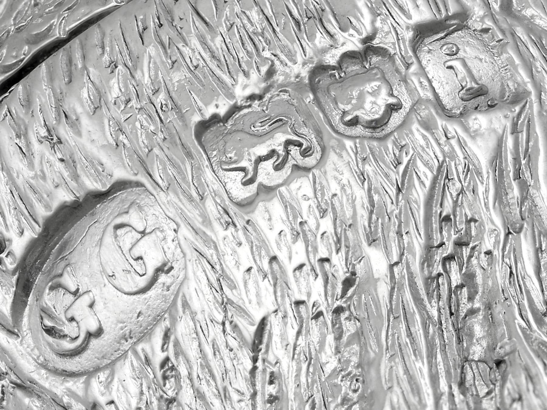 Antike Edwardian Sterling Silber Eule Pepperettes im Angebot 8