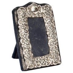Antique Edwardian Sterling Silver Photo Frame Dated 1907