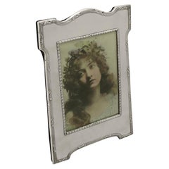 Antique Edwardian Sterling Silver Photograph Frame by E Mander & Son