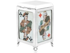Antique Edwardian Sterling Silver Playing Card Box (1904)