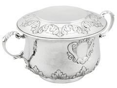 Searle & Co Walter Henry Searle Porrón antiguo eduardiano de plata de ley