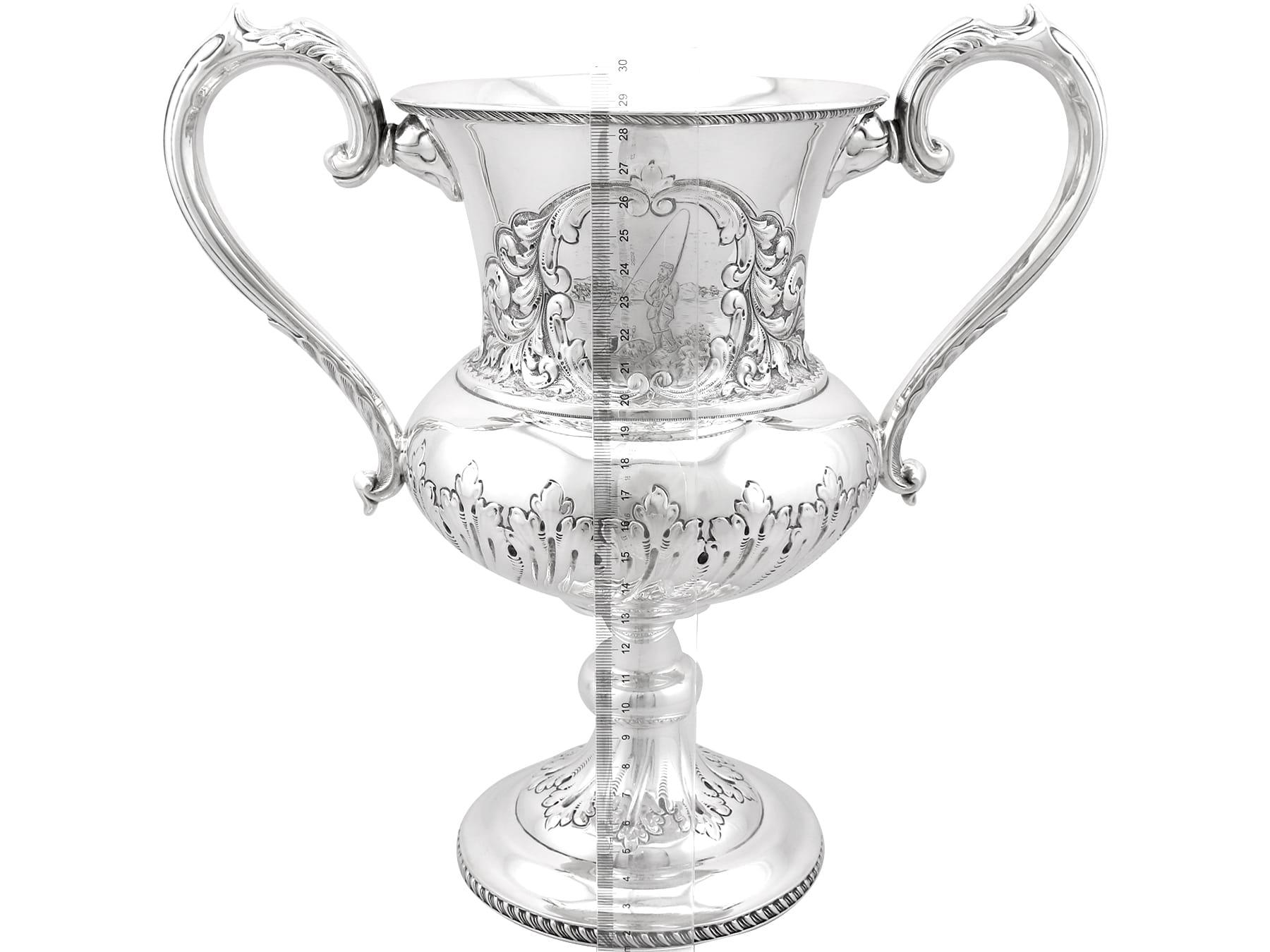 Antique Edwardian Sterling Silver Presentation Cup For Sale 7