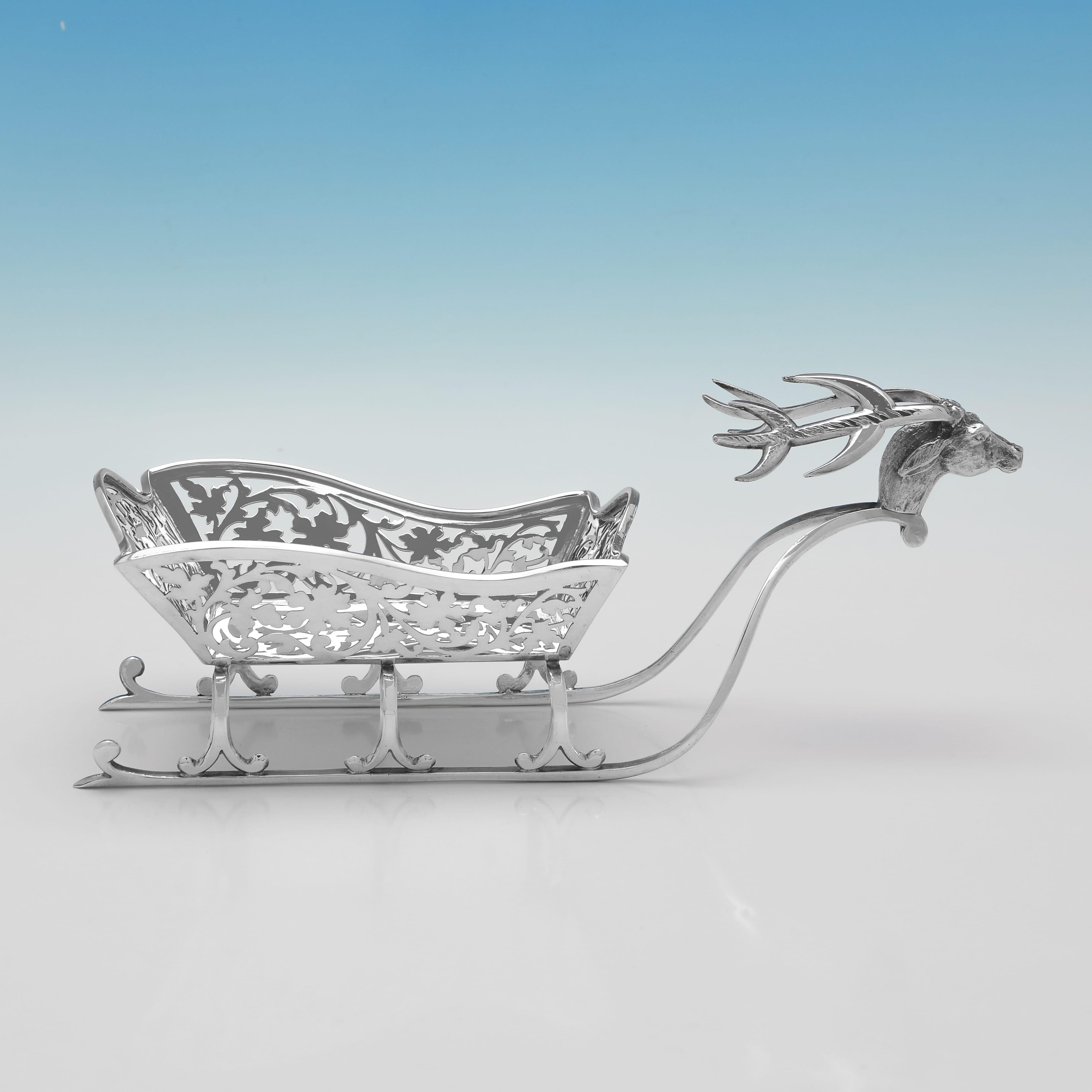 English Antique Edwardian sterling silver 