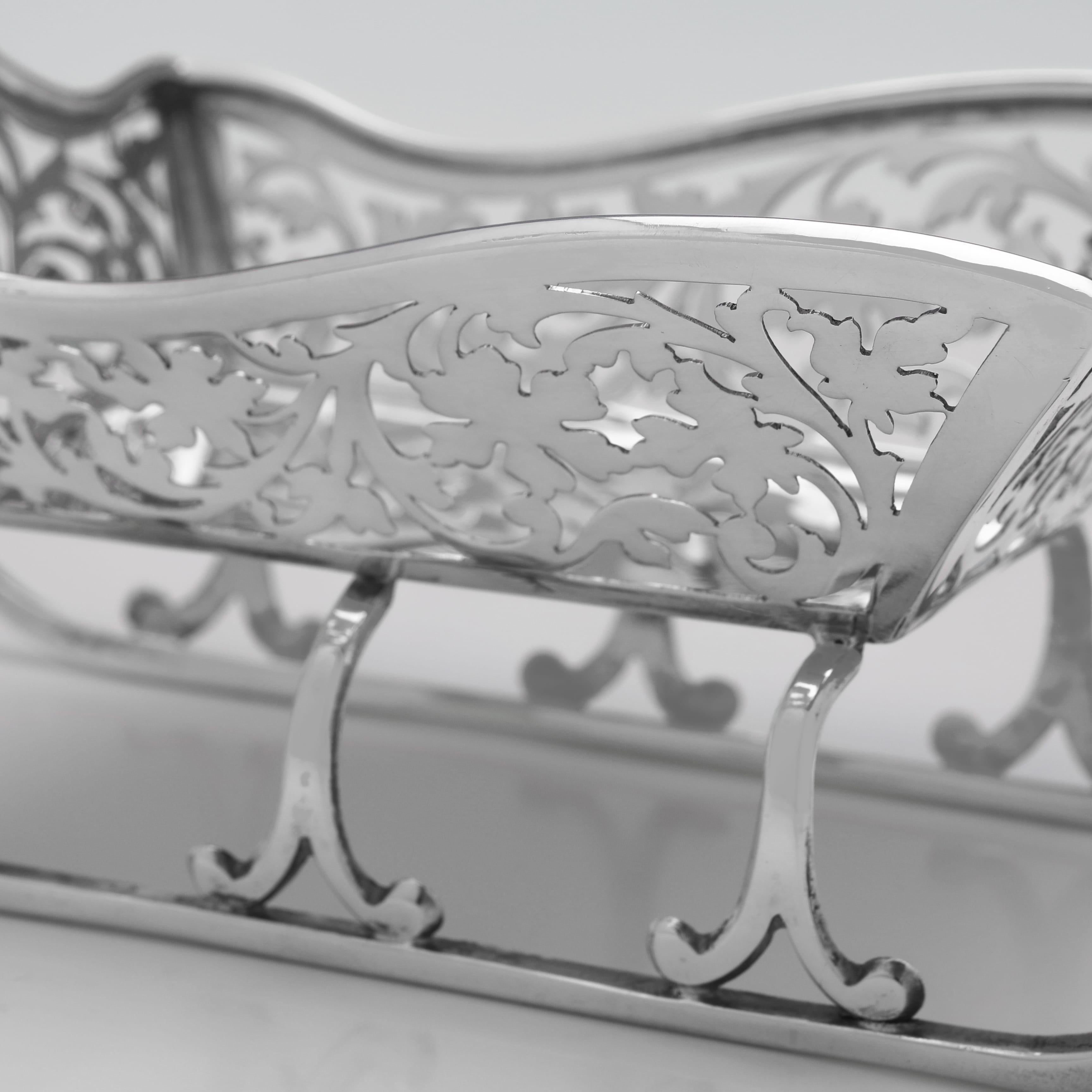 Early 20th Century Antique Edwardian sterling silver 