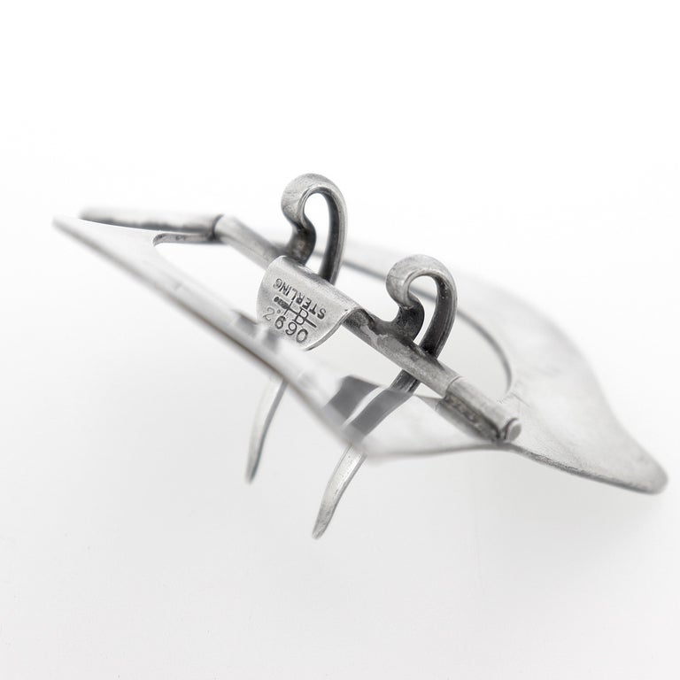 Blackinton Sterling Silver スライドバックル Antique Edwardian Sterling Silver Sash Buckle by Blackinton For