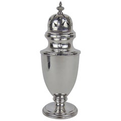 Antique English Sterling Silver Sugar Caster from E.S. Barnsley of Birmingham