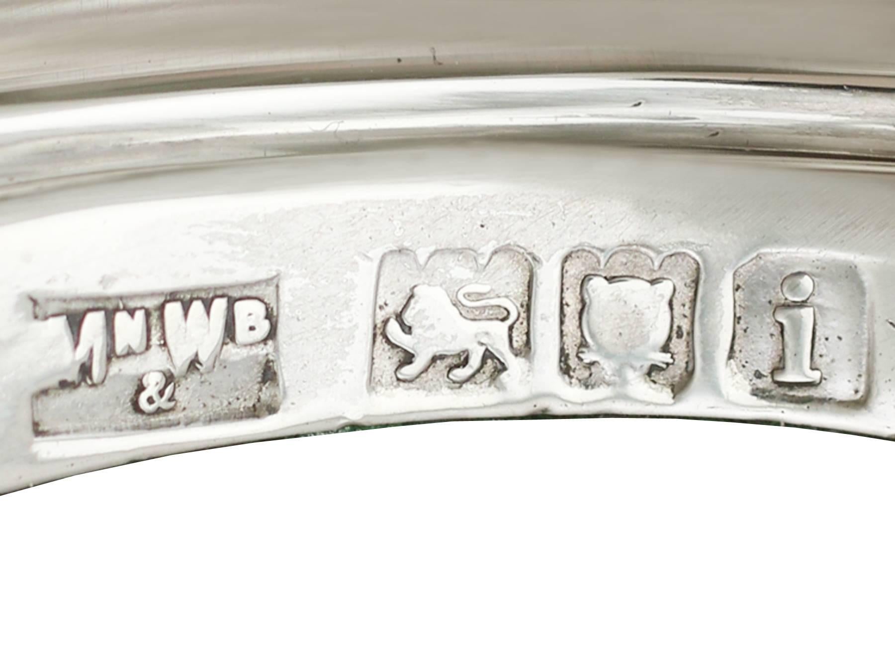 Antique Edwardian Sterling Silver Three-Light Candelabra by Mappin & Webb Ltd 9