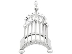 Antique Edwardian Sterling Silver Toast Rack