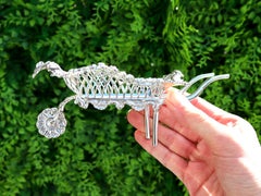 Edwardian Sterling Silver Wheelbarrow Bon Bon Dishes