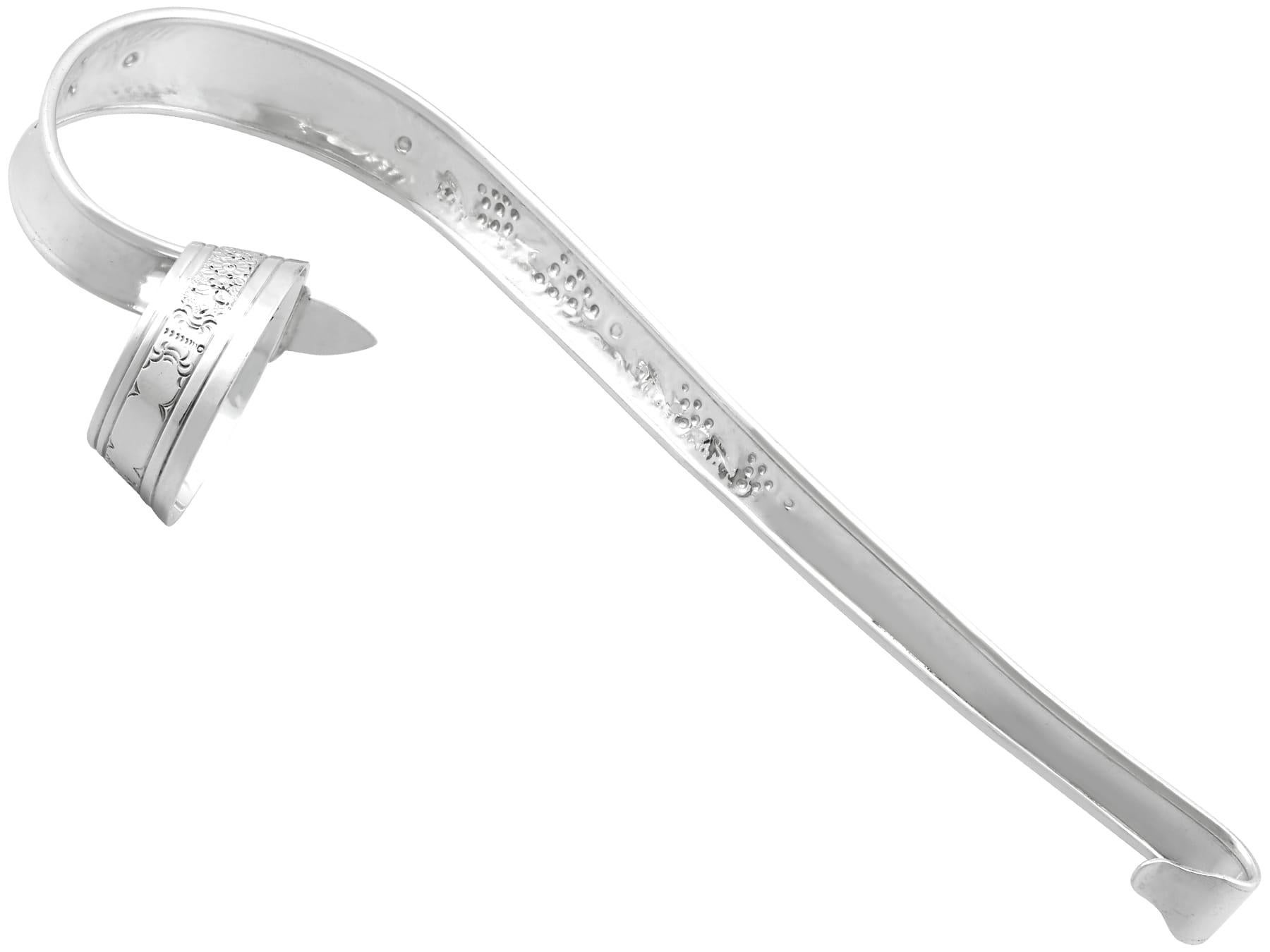 Edwardian Sterling Silber Weinflaschenhalter Handle im Zustand „Hervorragend“ im Angebot in Jesmond, Newcastle Upon Tyne