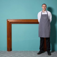 Antique Edwardian Style Bolection Oak Fireplace