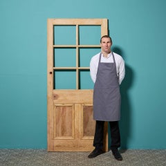 Antique Edwardian Style Pine Door for Glazing