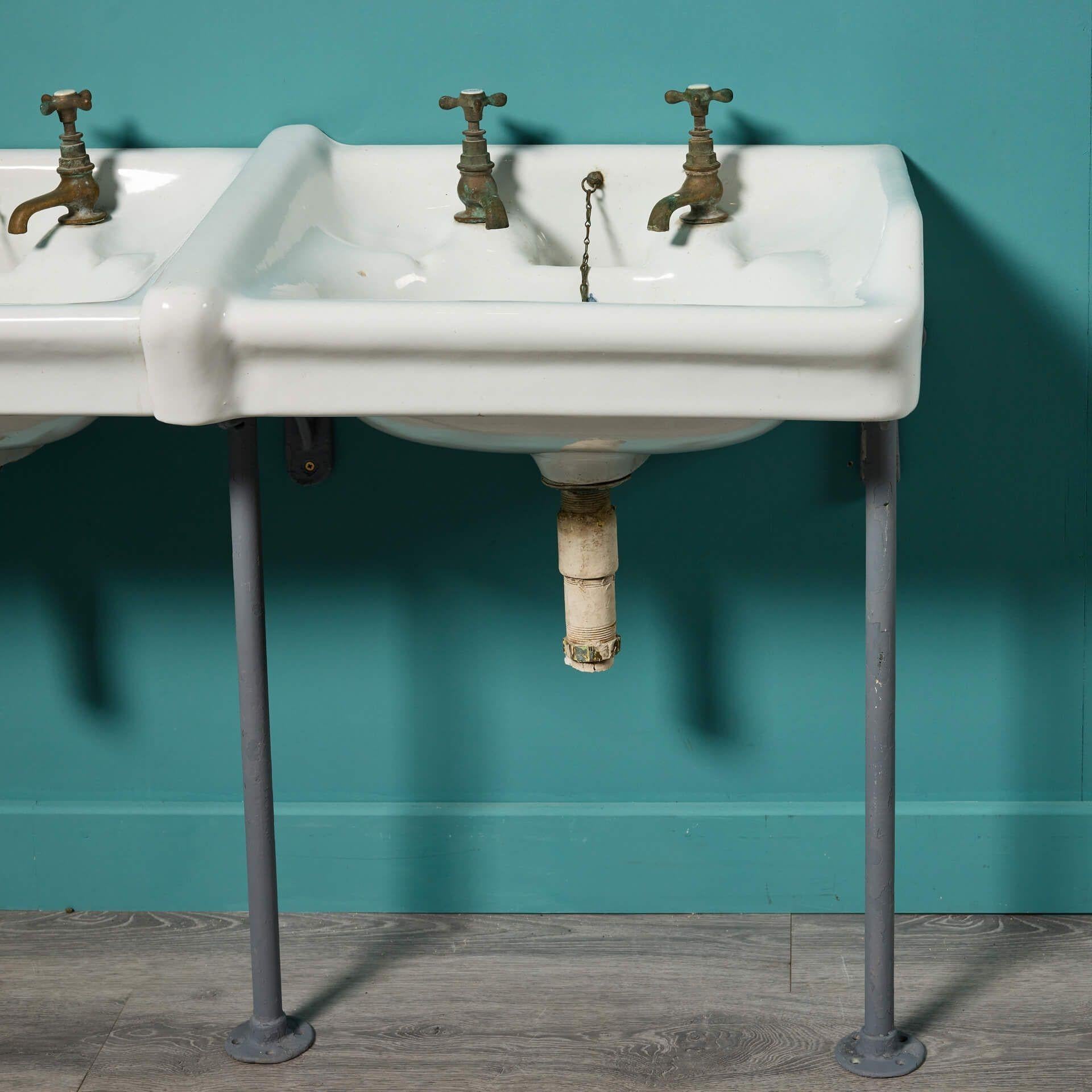vintage sink with legs