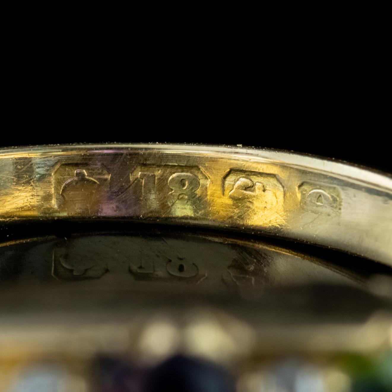 Antique Edwardian Suffragette 18 Carat Gold Dated 1905 Ring For Sale 1