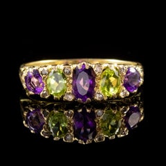 Antique Edwardian Suffragette Ring 18 Carat Gold, circa 1910