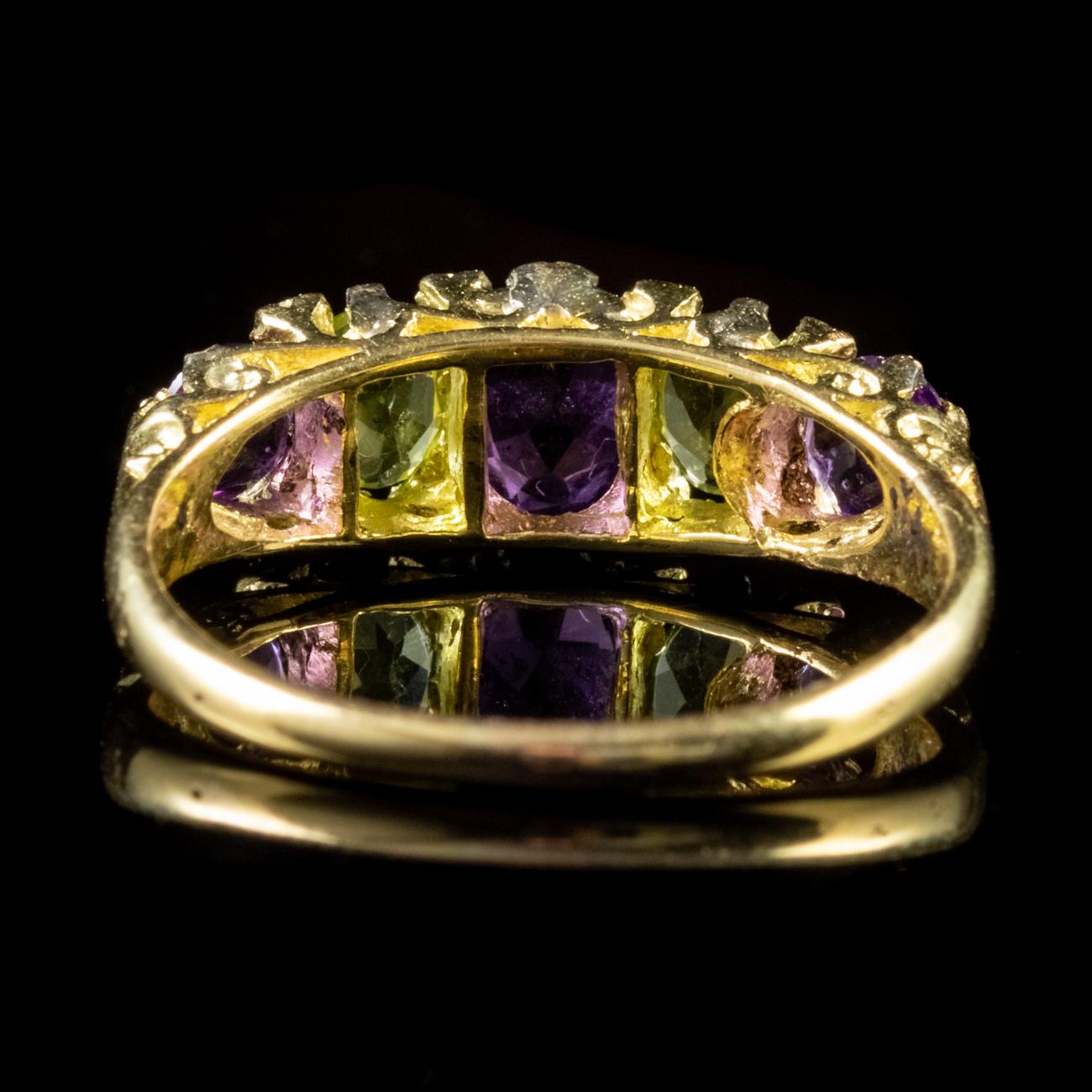 Antique Edwardian Suffragette Ring 18 Carat Gold, circa 1910 In Good Condition For Sale In Lancaster, Lancashire