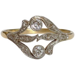 Antique Edwardian Toi et Moi Diamond Ring