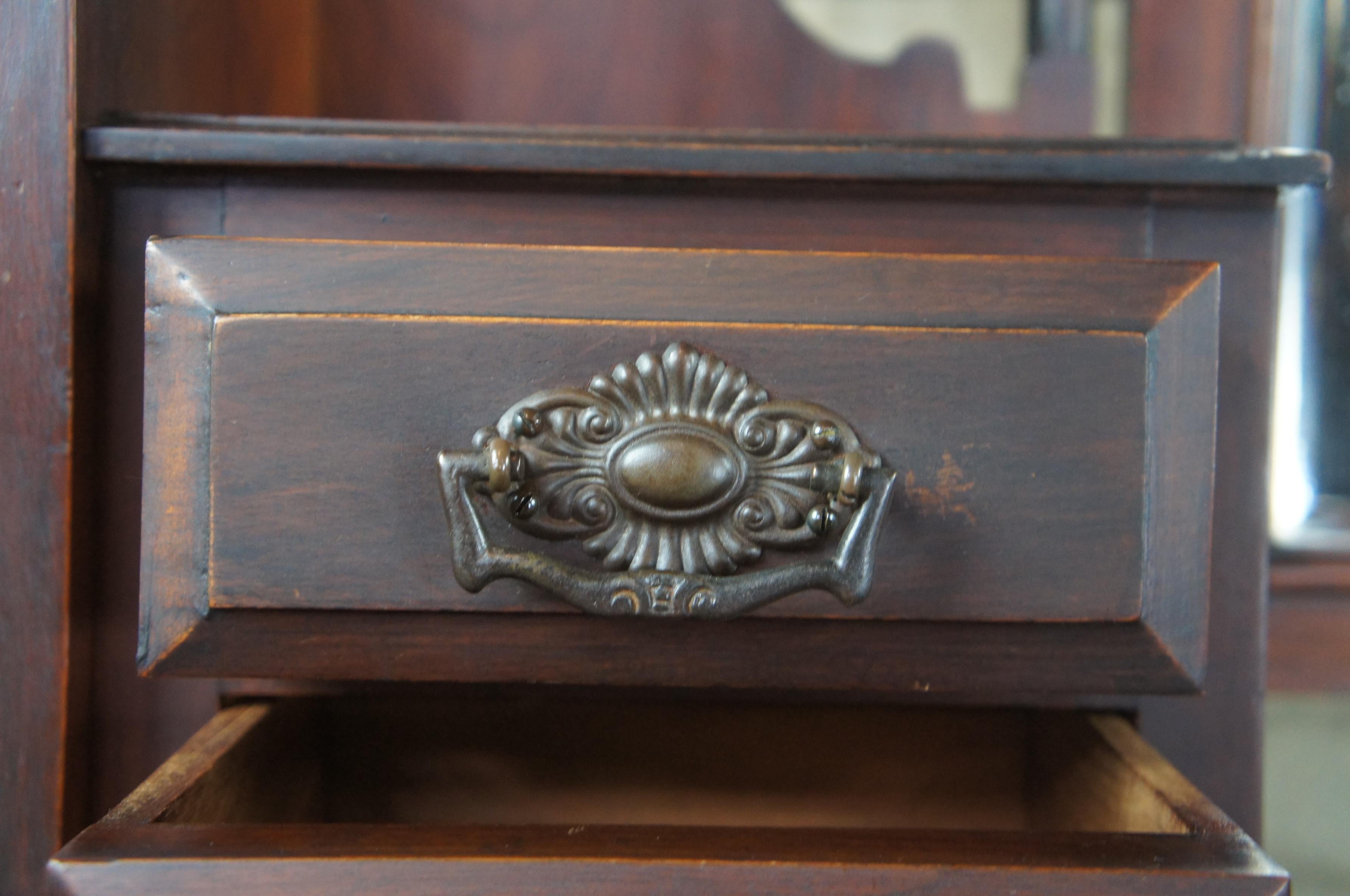 antique dresser mirror brackets