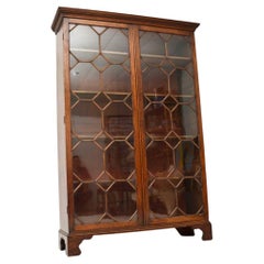 Antique Edwardian Two Door Bookcase