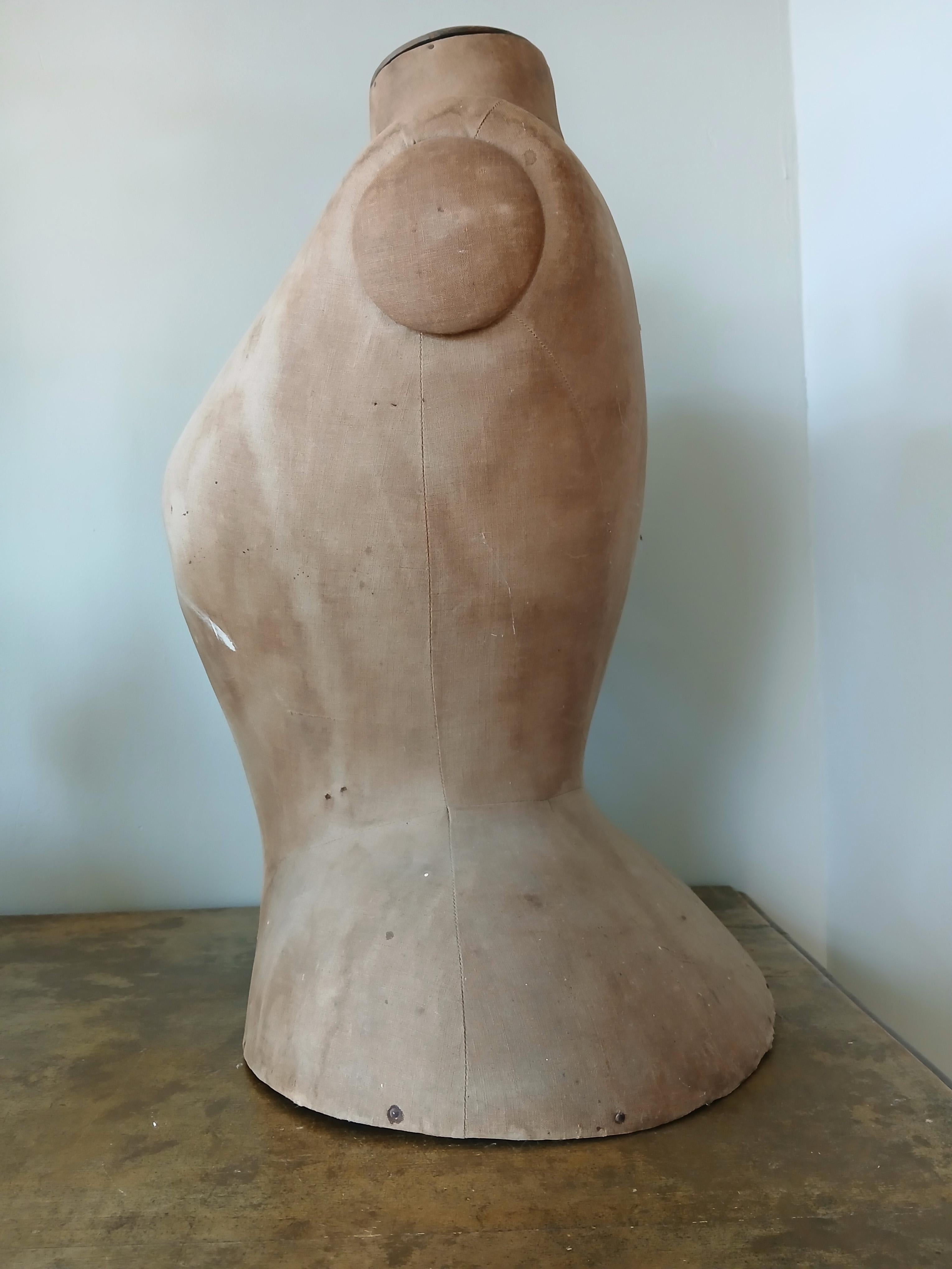 Antiguo maniquí eduardiano de cintura de avispa - c. 1900-1910 siglo XX en venta