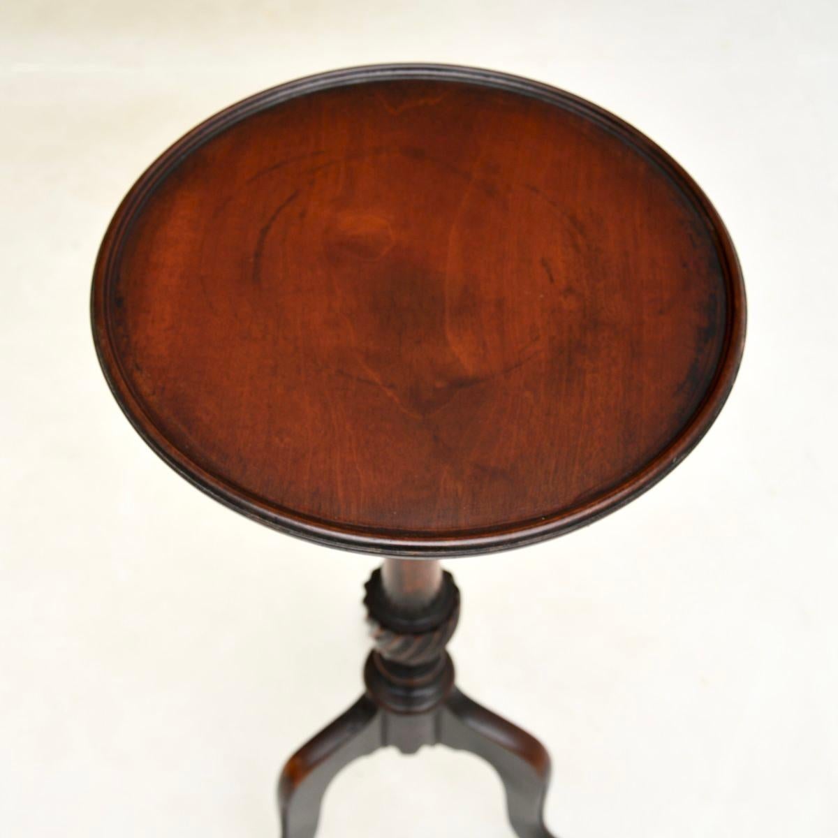 Antique Edwardian Wine Side Table In Good Condition In London, GB