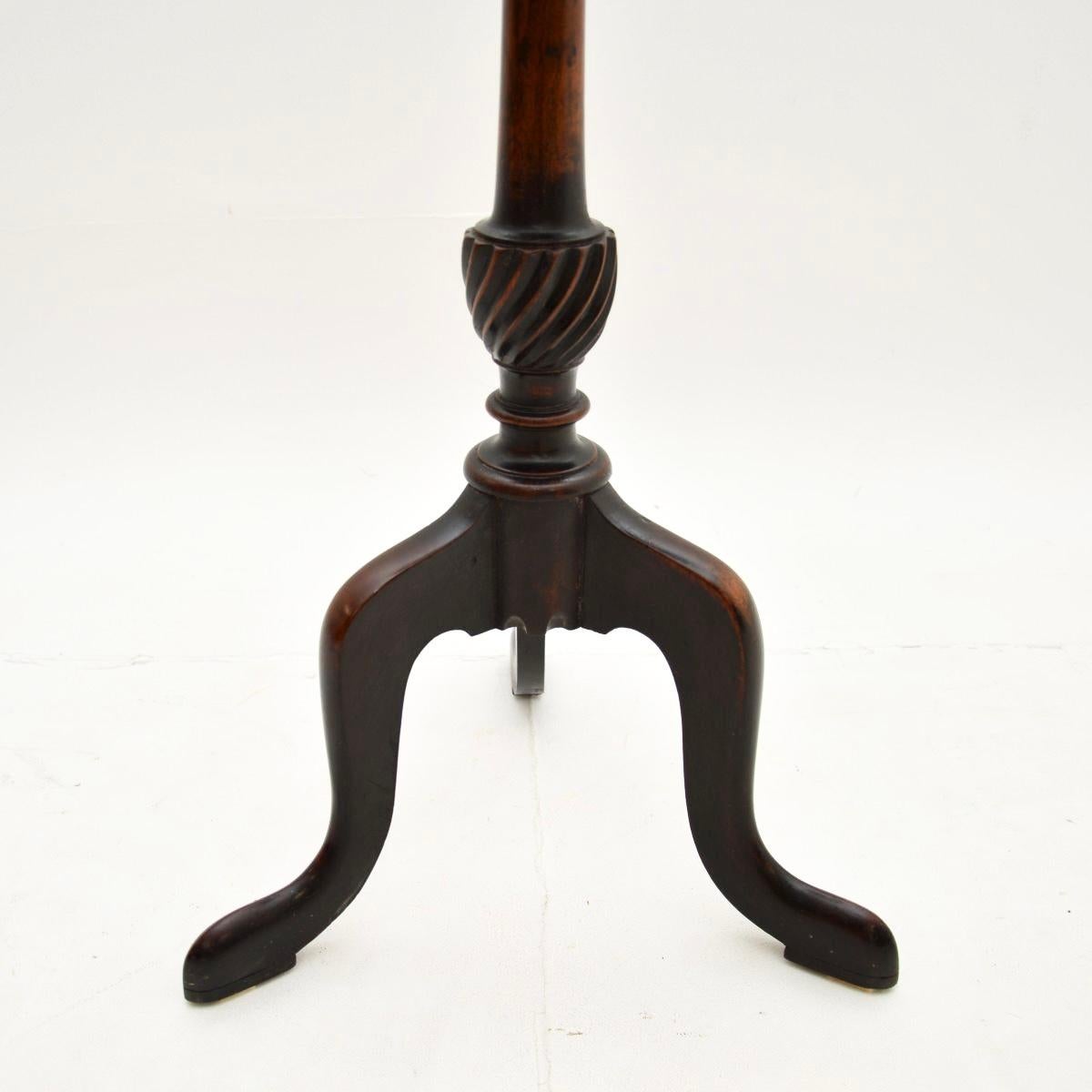 Wood Antique Edwardian Wine Side Table