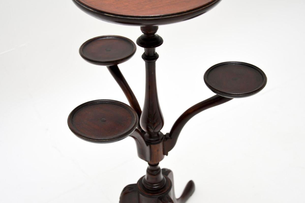 Mesa de vino / Jardinera eduardiana antigua principios del siglo XX en venta