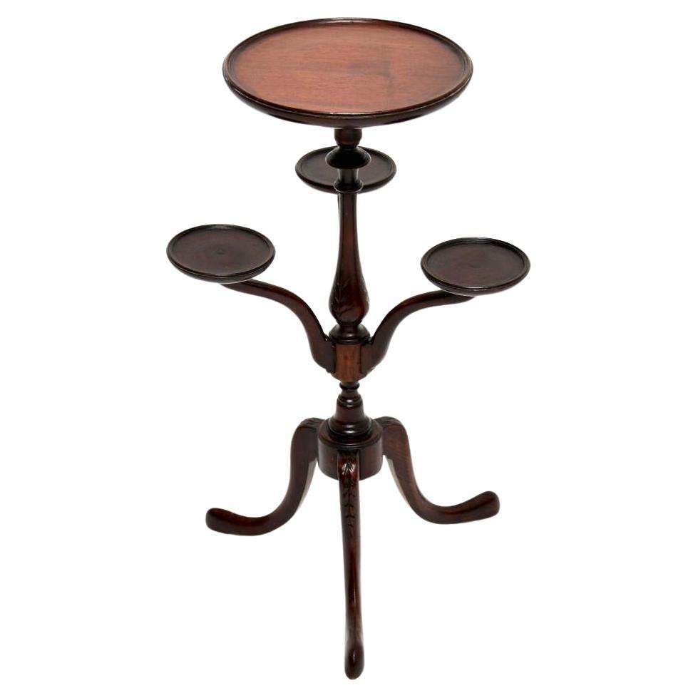Mesa de vino / Jardinera eduardiana antigua en venta